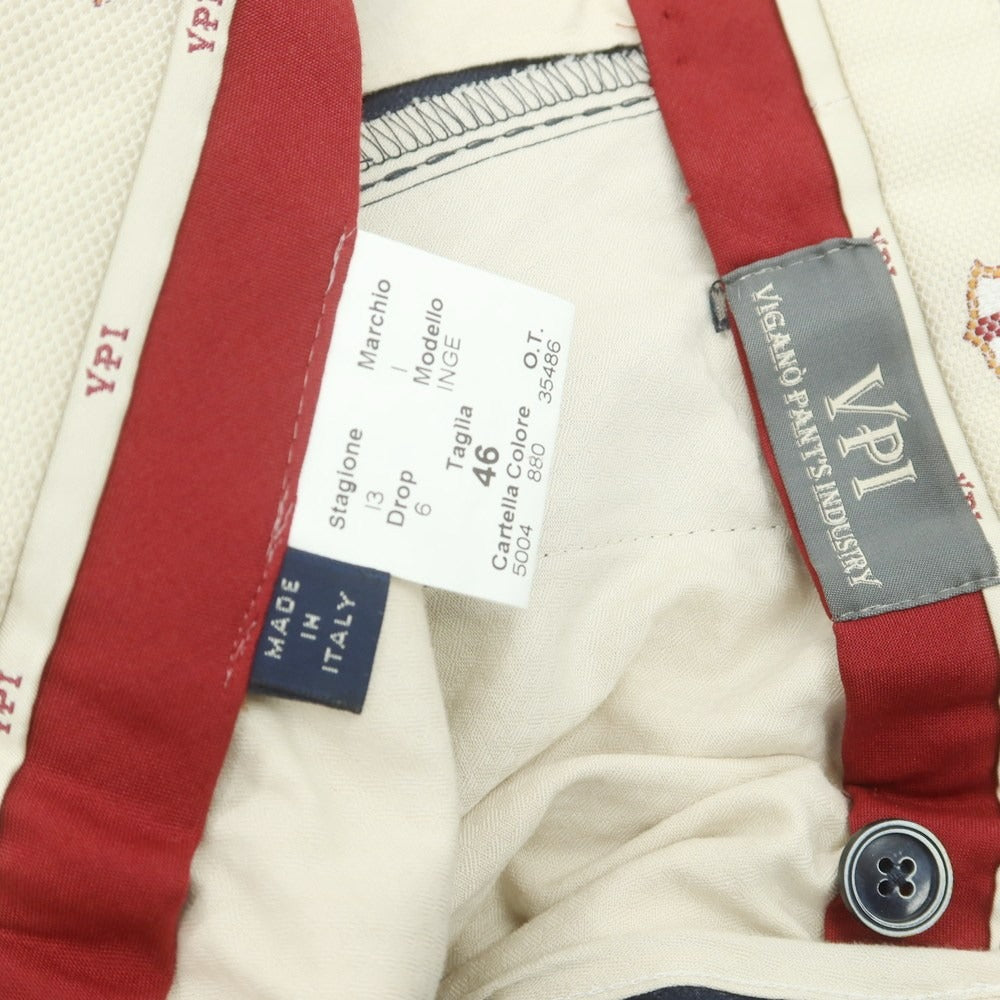 【中古】ヴィガーノ VIGANO コットン カジュアルスラックスパンツ ネイビー【 46 】【 状態ランクB 】【 メンズ 】