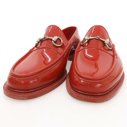【中古】グッチ GUCCI ラバー ビットローファー レッド【 6位 】【 状態ランクB 】【 メンズ 】