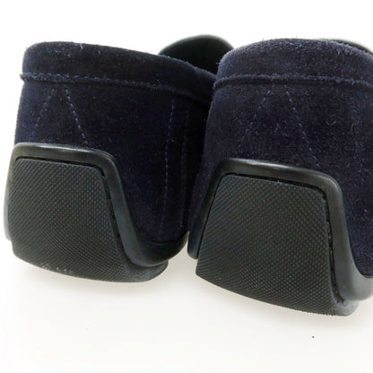 【中古】ジェイエムウエストン J.M WESTON スエード ドライビングシューズ ネイビー【 6 1/2 】【 状態ランクB 】【 メンズ 】