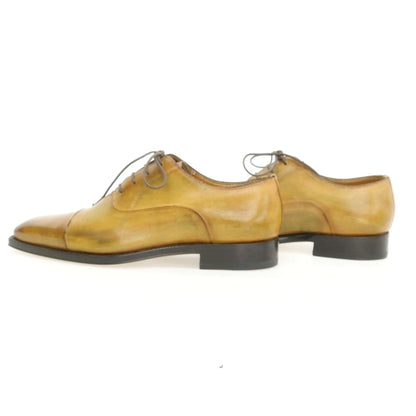 【中古】【未使用】ステファノブランキーニ Stefano Branchini ストレートチップ ドレスシューズ ライトブラウン【 6 】【 状態ランクS 】【 メンズ 】