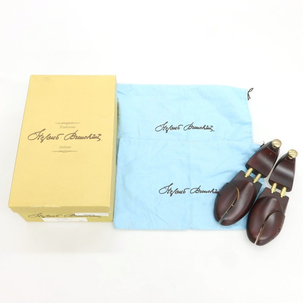 【中古】ステファノブランキーニ Stefano Branchini 変形ストレートチップ ドレスシューズ ブラウン【 6 】【 状態ランクC 】【 メンズ 】