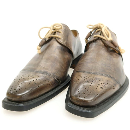 【中古】ステファノブランキーニ Stefano Branchini 変形ストレートチップ ドレスシューズ ブラウン【 6 】【 状態ランクC 】【 メンズ 】