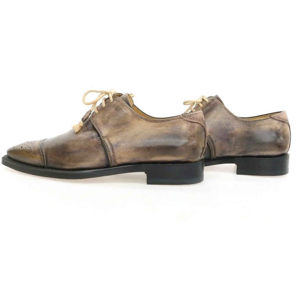 【中古】ステファノブランキーニ Stefano Branchini 変形ストレートチップ ドレスシューズ ブラウン【 6 】【 状態ランクC 】【 メンズ 】