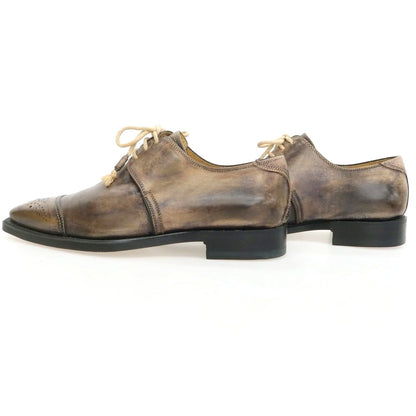【中古】ステファノブランキーニ Stefano Branchini 変形ストレートチップ ドレスシューズ ブラウン【 6 】【 状態ランクC 】【 メンズ 】