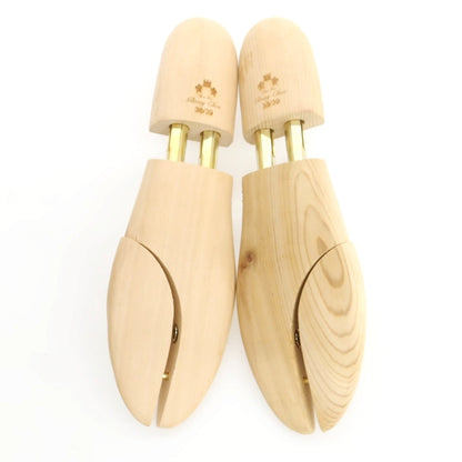 【中古】glossychoe グロッシーシュ 木製 シューツリー シューキーパー 3組セット ベージュ【 38/39 】【 状態ランクA 】【 メンズ 】