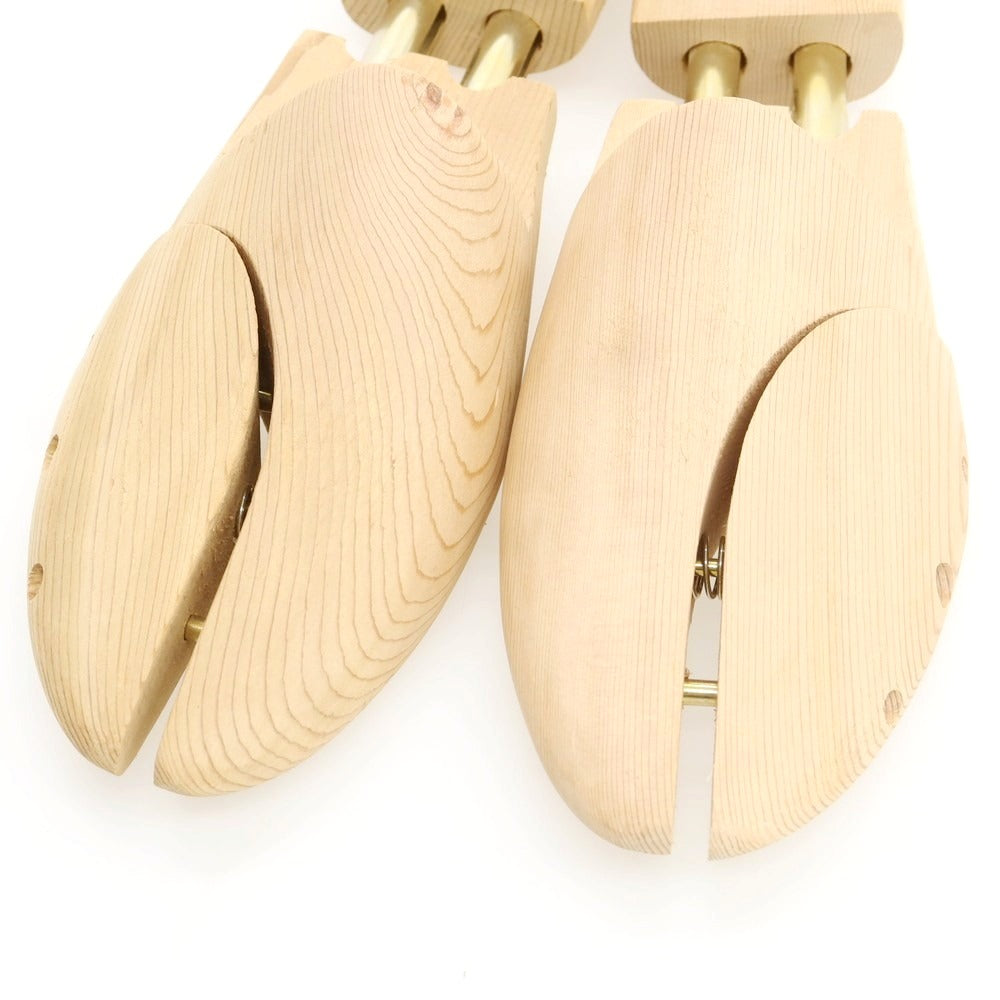 【中古】glossychoe グロッシーシュ 木製 シューツリー シューキーパー 3組セット ベージュ【 38/39 】【 状態ランクA 】【 メンズ 】