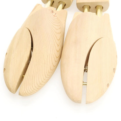【中古】glossychoe グロッシーシュ 木製 シューツリー シューキーパー 3組セット ベージュ【 38/39 】【 状態ランクA 】【 メンズ 】