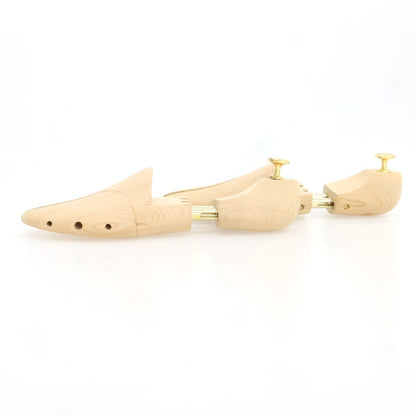 【中古】glossychoe グロッシーシュ 木製 シューツリー シューキーパー 3組セット ベージュ【 38/39 】【 状態ランクA 】【 メンズ 】
