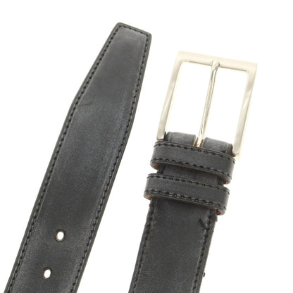 【中古】万双 マンソウ mansaw ブライドルレザー ベルト ブラック【 表記なし（80位） 】【 状態ランクA 】【 メンズ 】