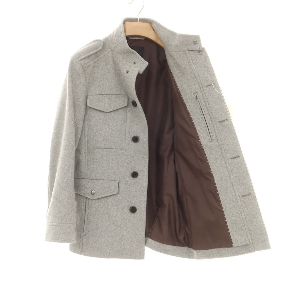 【中古】アレグリ Allegri ウールポリエステル フィールドジャケット グレー【 サイズ46 】【 状態ランクA 】【 メンズ 】 [CPD]