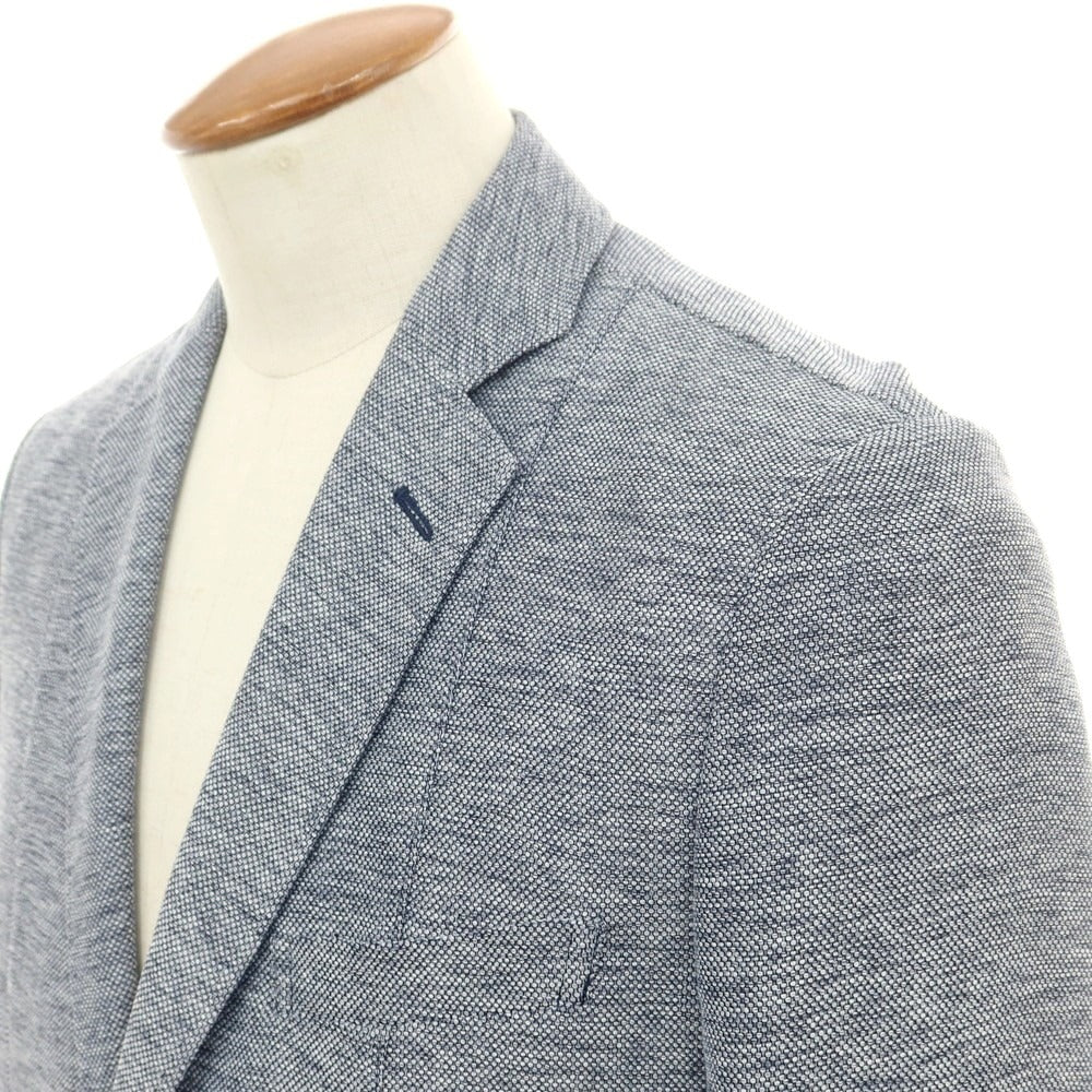 【中古】アレグリ Allegri ポリエステルコットンジャージー カジュアルジャケット ネイビー【 46 】【 状態ランクB 】【 メンズ 】