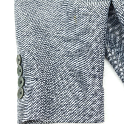 【中古】アレグリ Allegri ポリエステルコットンジャージー カジュアルジャケット ネイビー【 46 】【 状態ランクB 】【 メンズ 】