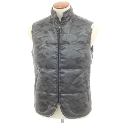 【中古】【未使用】アレグリ Allegri ウールコットン ダウンベスト付き 2B カジュアルジャケット ブラックxホワイト【 46 】【 状態ランクS 】【 メンズ 】