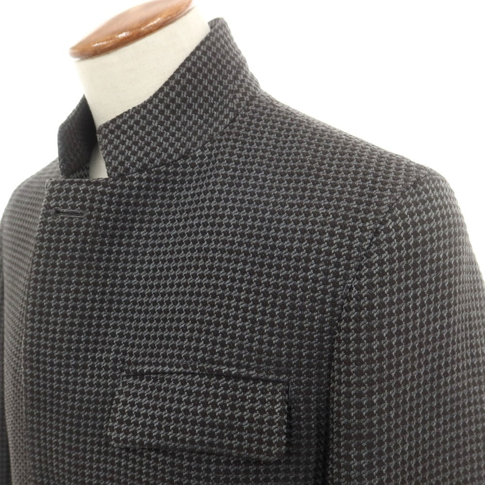 【中古】【未使用】アレグリ Allegri ポリエステル カジュアルジャケット グレーxブラック【 46 】【 状態ランクS 】【 メンズ 】