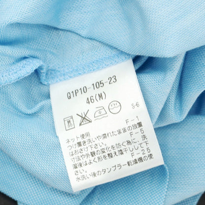 【中古】アレグリ Allegri コットン 半袖ポロシャツ ライトブルー【 46 】【 状態ランクA 】【 メンズ 】