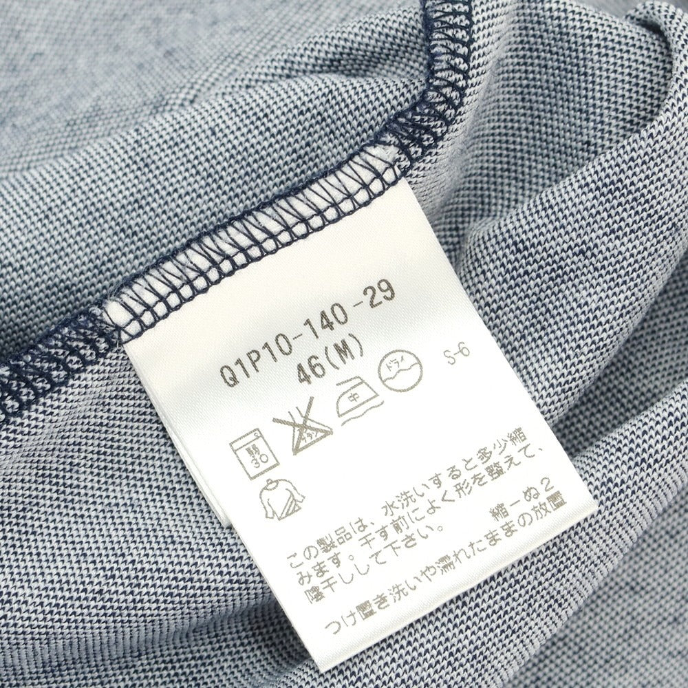 【中古】アレグリ Allegri ポリエステルコットンリネン 半袖ポロシャツ ネイビー【 46 】【 状態ランクB 】【 メンズ 】