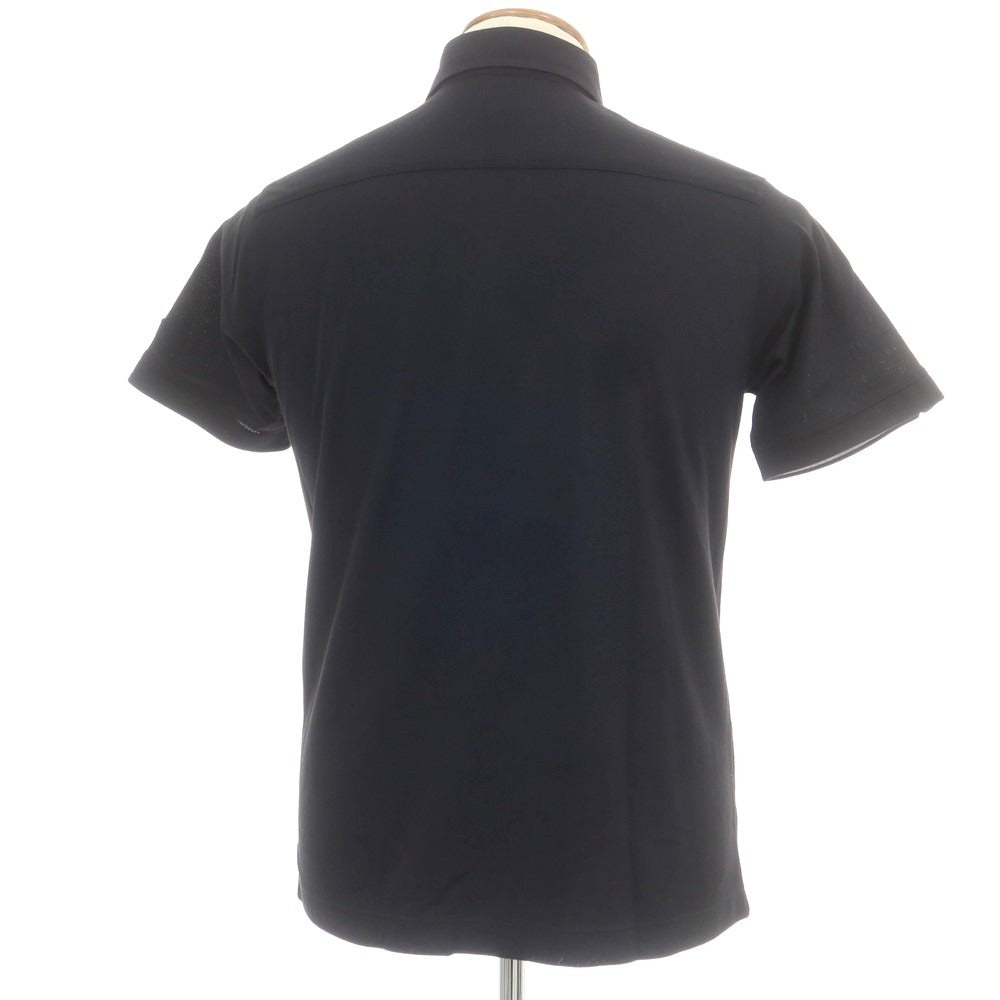 【中古】アレグリ Allegri コットンポリエステル 半袖ポロシャツ ブラックネイビー【 46 】【 状態ランクB 】【 メンズ 】