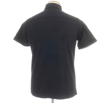 【中古】アレグリ Allegri コットンポリエステル 半袖ポロシャツ ブラックネイビー【 46 】【 状態ランクB 】【 メンズ 】