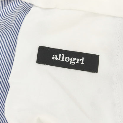 【中古】アレグリ Allegri ストレッチ コットン ストライプ カジュアルスラックスパンツ ブルーxホワイト【 76 】【 状態ランクB 】【 メンズ 】
