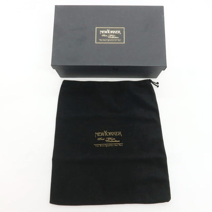 【中古】【未使用】ニューヨーカー NEWYORKER スプリットトゥ ドレスシューズ ライトブラウン【 7 1/2EEE 】【 状態ランクS 】【 メンズ 】