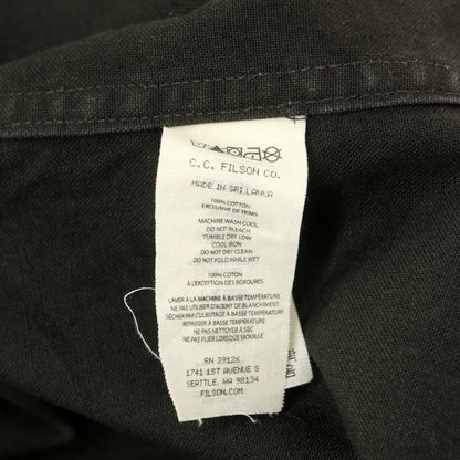 【中古】フィルソン FILSON コットン カバーオール ジャケット チャコールグレー系【 M 】【 状態ランクC 】【 メンズ 】