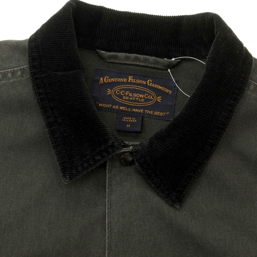 【中古】フィルソン FILSON コットン カバーオール ジャケット チャコールグレー系【 M 】【 状態ランクC 】【 メンズ 】