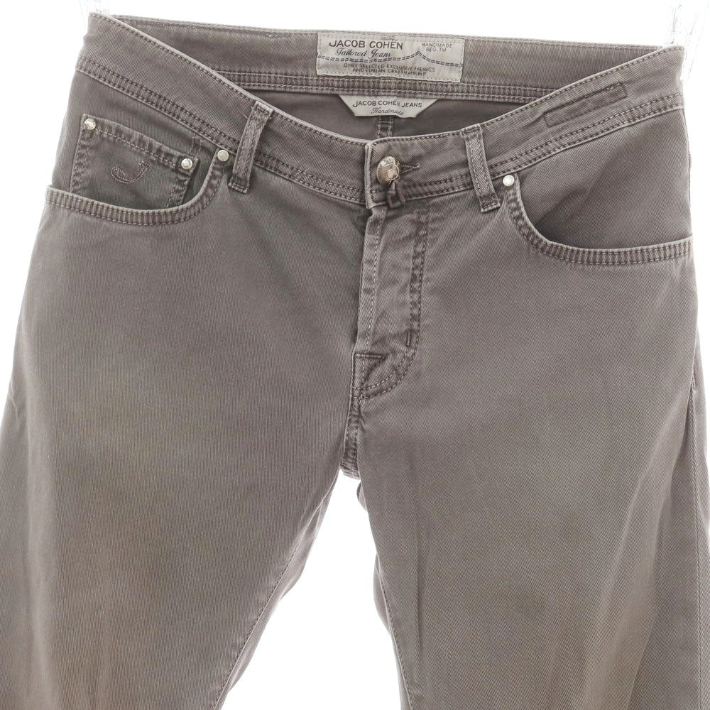 【中古】ヤコブコーエン JACOB COHEN PW622 ストレッチ コットン ジーンズ デニムパンツ グレー【 32 】【 状態ランクC 】【 メンズ 】