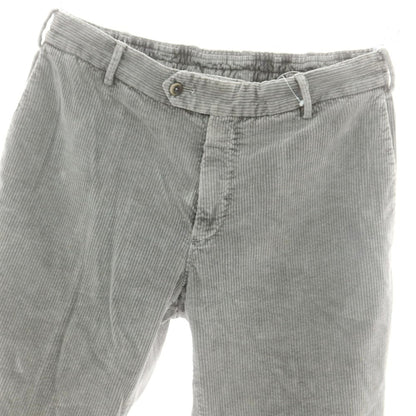 【中古】ピーティートリノ PT TORINO ストレッチ コットンリヨセル 中太畝 イージーコーデュロイパンツ グレー【 50 】【 状態ランクC 】【 メンズ 】