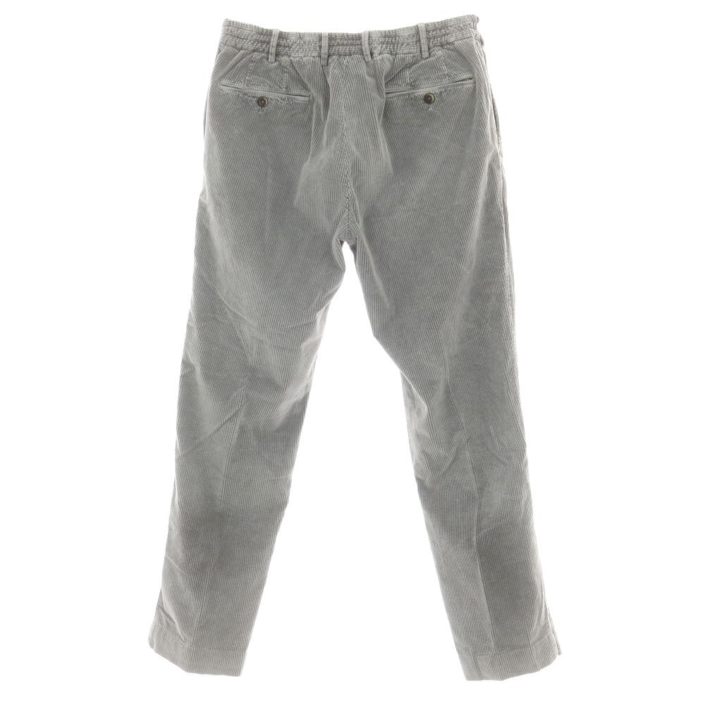 【中古】ピーティートリノ PT TORINO ストレッチ コットンリヨセル 中太畝 イージーコーデュロイパンツ グレー【 50 】【 状態ランクC 】【 メンズ 】