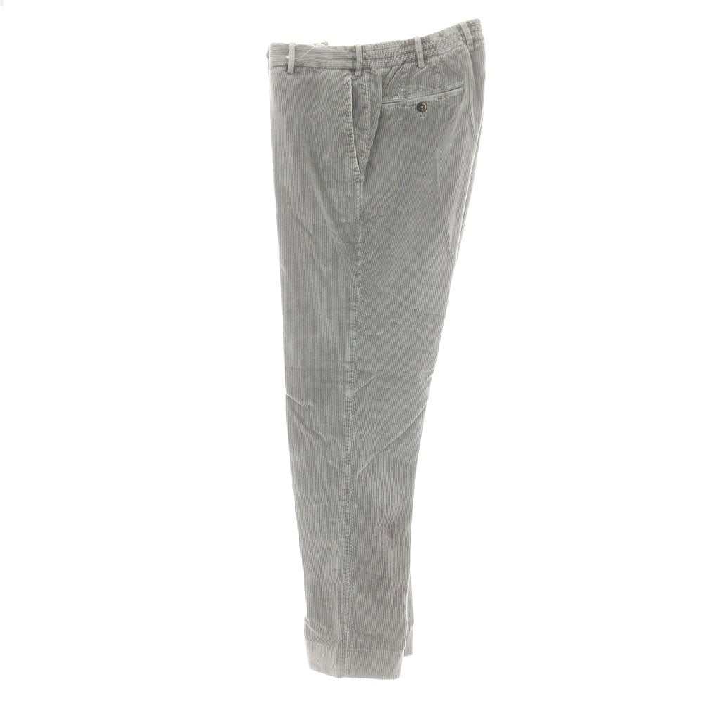 【中古】ピーティートリノ PT TORINO ストレッチ コットンリヨセル 中太畝 イージーコーデュロイパンツ グレー【 50 】【 状態ランクC 】【 メンズ 】