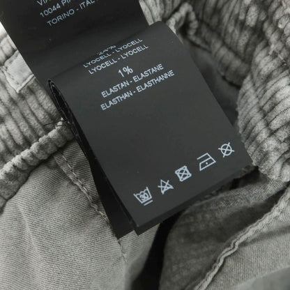 【中古】ピーティートリノ PT TORINO ストレッチ コットンリヨセル 中太畝 イージーコーデュロイパンツ グレー【 50 】【 状態ランクC 】【 メンズ 】