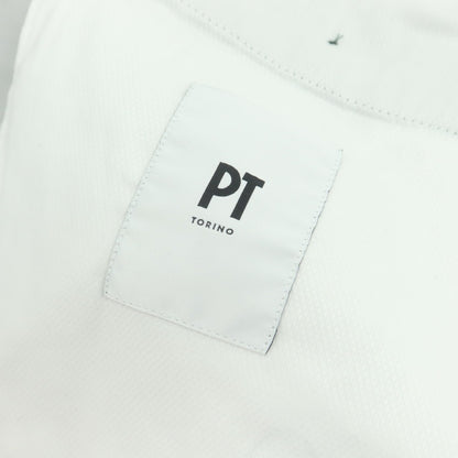 【中古】ピーティートリノ PT TORINO コットンカシミヤ 中太畝 コーデュロイパンツ ダークグリーン【 48 】【 状態ランクB 】【 メンズ 】