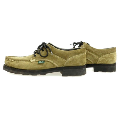 【中古】パラブーツ Paraboot THIERS スエード モカシンシューズ オリーブ系【 9 】【 状態ランクB 】【 メンズ 】