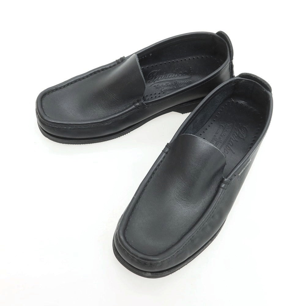 【中古】パラブーツ Paraboot Uチップ ローファー ブラック【 7 】【 状態ランクB 】【 メンズ 】