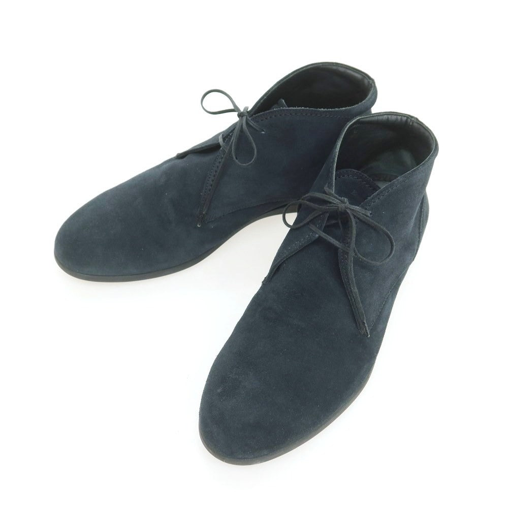 【中古】エルメネジルドゼニア Ermenegildo Zegna スエード チャッカブーツ ネイビー【 9EEE 】【 状態ランクB 】【 メンズ 】