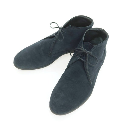 【中古】エルメネジルドゼニア Ermenegildo Zegna スエード チャッカブーツ ネイビー【 9EEE 】【 状態ランクB 】【 メンズ 】