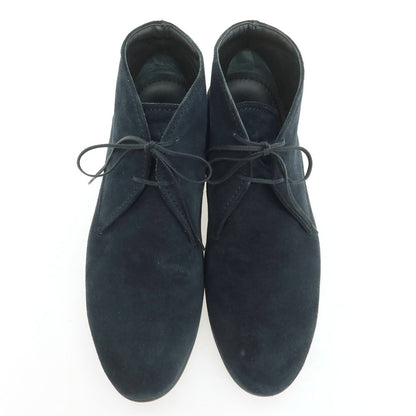 【中古】エルメネジルドゼニア Ermenegildo Zegna スエード チャッカブーツ ネイビー【 9EEE 】【 状態ランクB 】【 メンズ 】