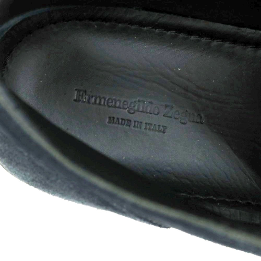 【中古】エルメネジルドゼニア Ermenegildo Zegna スエード チャッカブーツ ネイビー【 9EEE 】【 状態ランクB 】【 メンズ 】