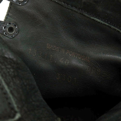 【中古】デンハム DENHAM USED加工 レースアップブーツ ブラック【 40 】【 状態ランクB 】【 メンズ 】