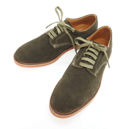 【中古】ウォークオーバー WALK OVER スエード ダービーシューズ オリーブ【 8 1/2 】【 状態ランクA 】【 メンズ 】