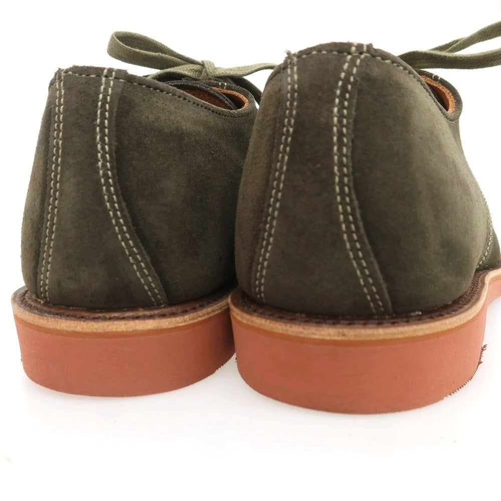 【中古】ウォークオーバー WALK OVER スエード ダービーシューズ オリーブ【 8 1/2 】【 状態ランクA 】【 メンズ 】