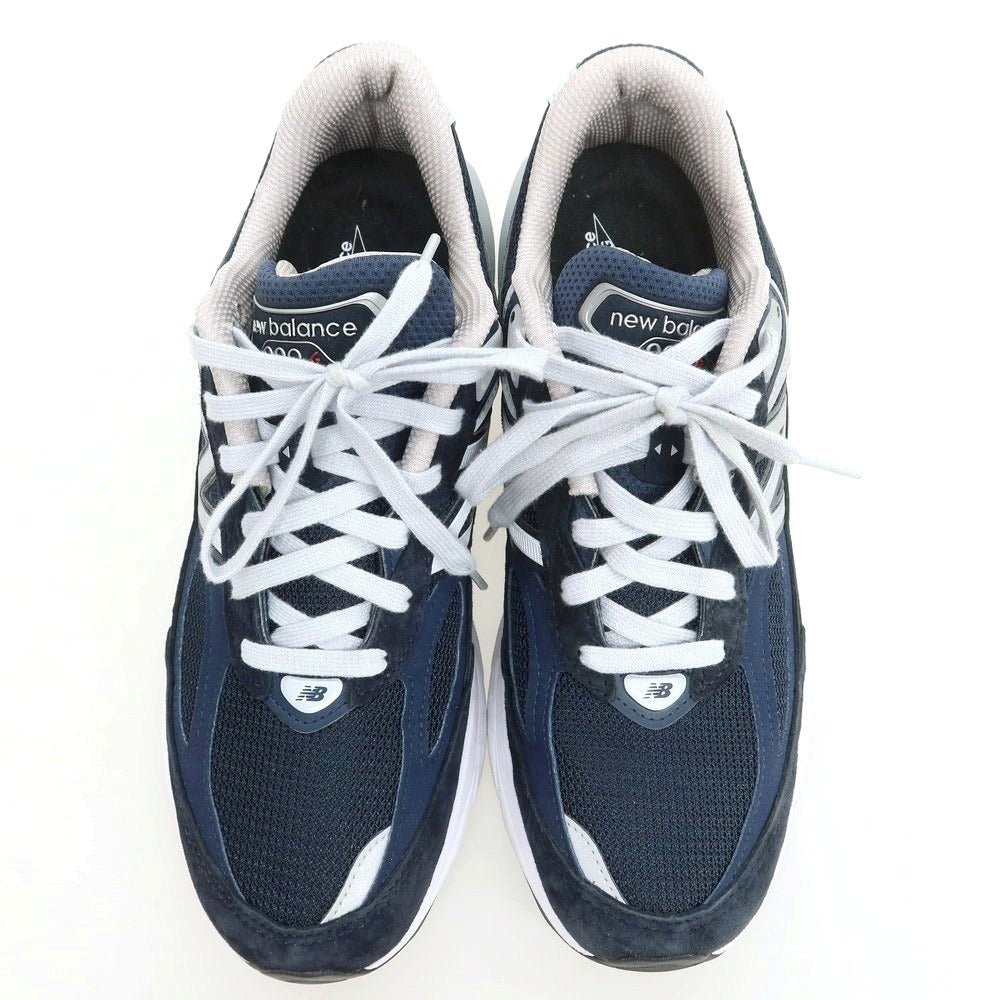 【中古】ニューバランス NEW BALANCE M990 NV6 USA製 スニーカー ネイビー【 27.5 】【 状態ランクA 】【 メンズ 】