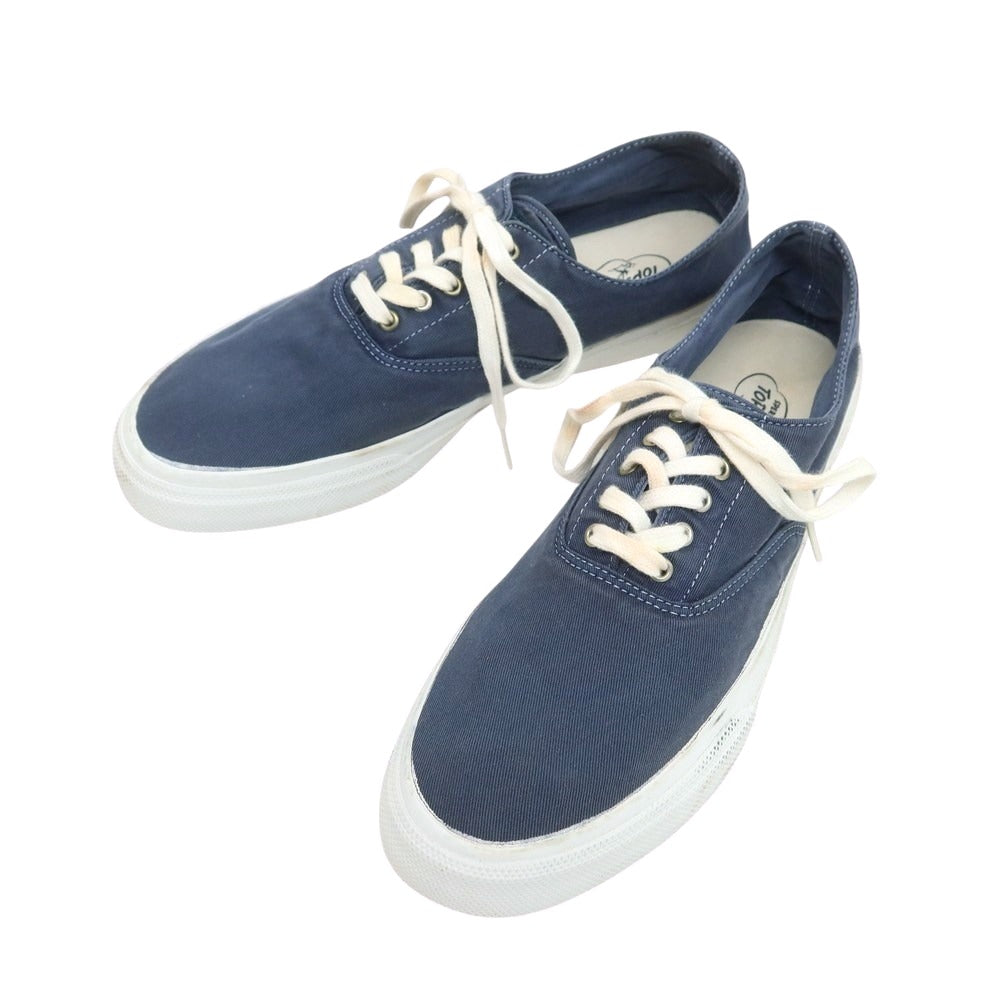 【中古】スペリートップサイダー SPERRY TOPSIDER キャンバス スニーカー ネイビー【 9 1/2M 】【 状態ランクC 】【 メンズ 】