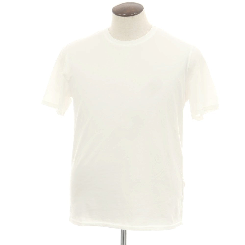 【新品】フェデーリ FEDELI ストレッチ コットン クルーネック 半袖Tシャツ ホワイト【 52 】【 状態ランクN 】【 メンズ 】
