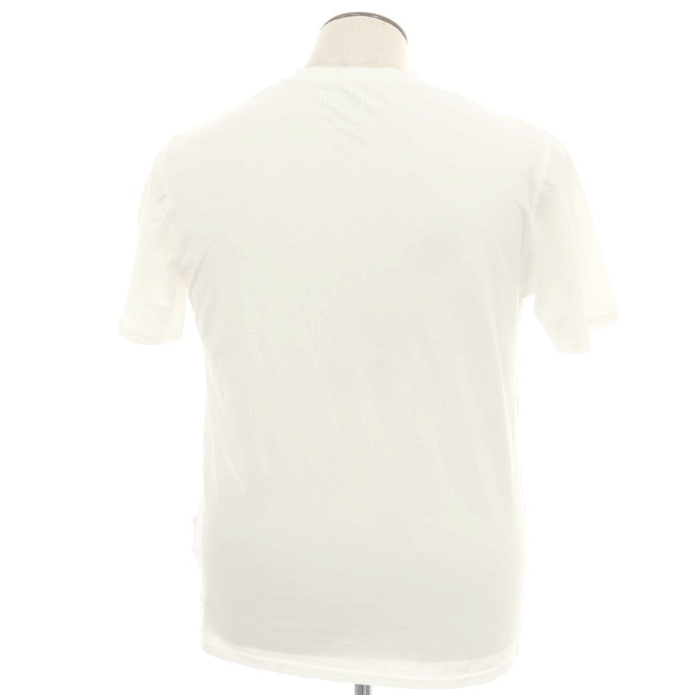【新品】フェデーリ FEDELI ストレッチ コットン クルーネック 半袖Tシャツ ホワイト【 52 】【 状態ランクN 】【 メンズ 】