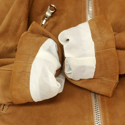 【中古】チンクアンタ Cinquanta ゴートスキンスエード ライダースジャケット ライトブラウン【 44 】【 状態ランクB 】【 メンズ 】