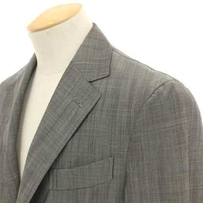【中古】ボリオリ BOGLIOLI DOVER ウール アンコン テーラードジャケット グレー【 44 】【 状態ランクD 】【 メンズ 】