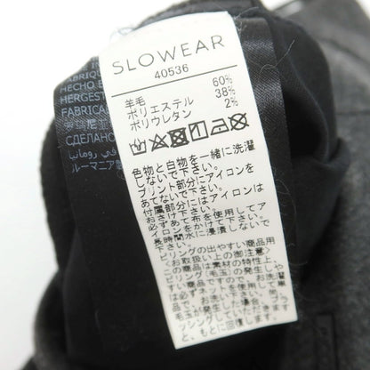 【中古】インコテックス INCOTEX URBAN TRAVELLER ストレッチ ウールポリエステル ドレススラックスパンツ ダークグレー【 44 】【 状態ランクB 】【 メンズ 】