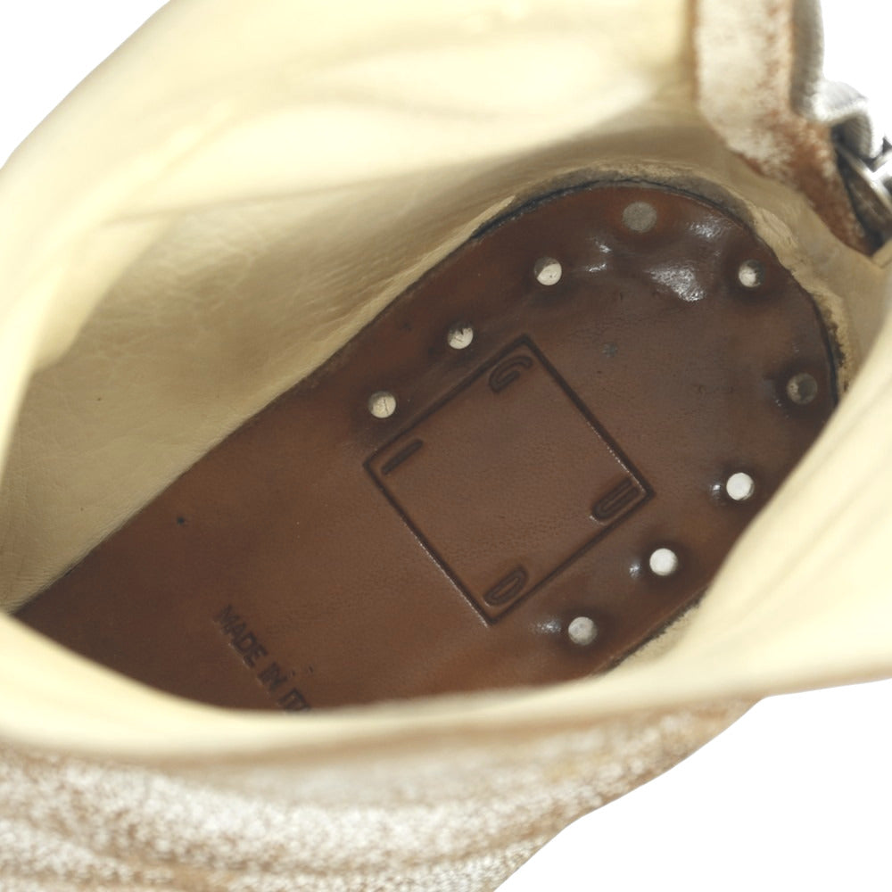 【中古】グイディ GUIDI バックジップ ブーツ ホワイトxブラウン【 43 】【 状態ランクB 】【 メンズ 】