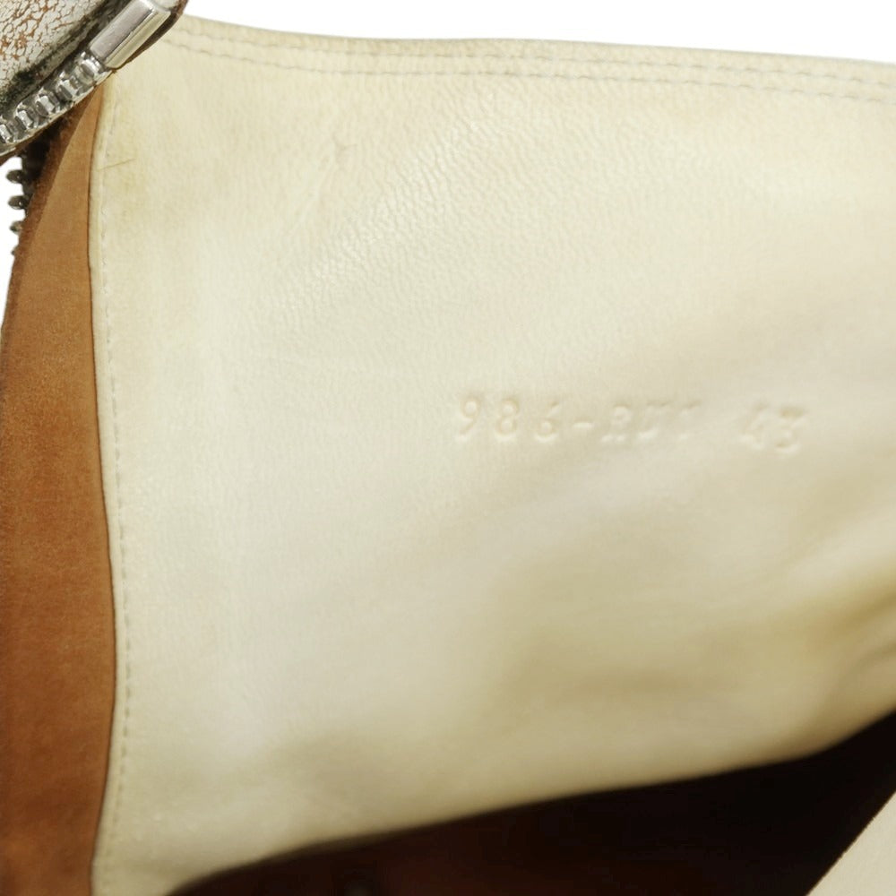 【中古】グイディ GUIDI バックジップ ブーツ ホワイトxブラウン【 43 】【 状態ランクB 】【 メンズ 】